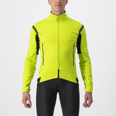 Castelli Perfetto RoS 2 Convertible jacket geel/groen heren 