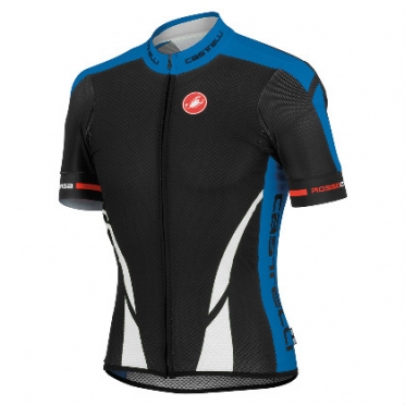 Castelli climber's jersey FZ zwart/blauw heren 13008-591 2014