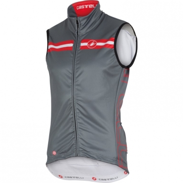 Castelli Free 3 vest turbulence/rood heren 15524-005