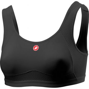 Castelli Rosso corsa bra zwart dames 