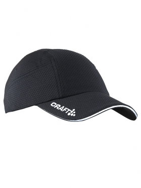 Craft Running cap hardloop pet zwart 