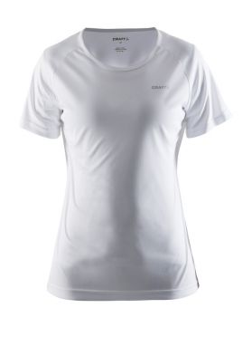 Craft Prime korte mouw hardloopshirt wit dames 