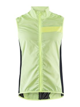 Craft Essence Light Wind fietsvest geel heren 