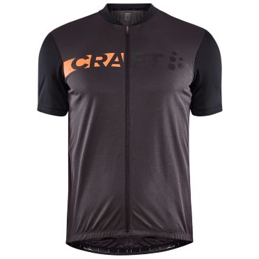 Craft Core Endurance lumen fietsshirt korte mouw zwart/grijs heren 