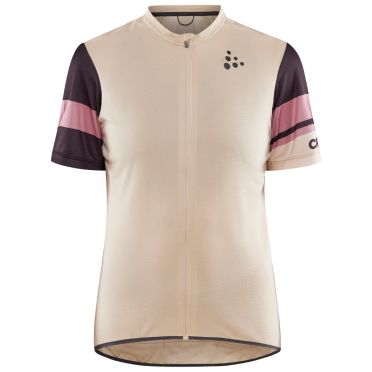 Craft Core Endurance lumen fietsshirt korte mouw bruin dames 