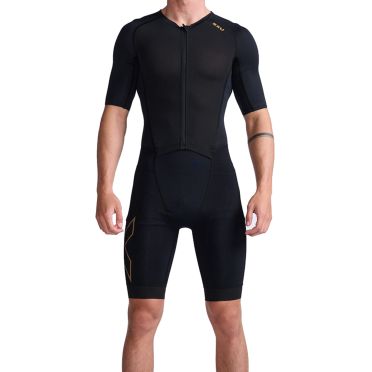 2XU Light speed trisuit korte mouw zwart heren 