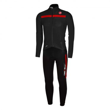 Castelli Sanremo 2 thermosuit zwart/rood heren 14500-231