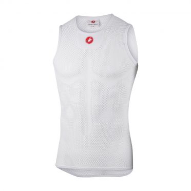 Castelli Core mesh 3 mouwloos ondershirt wit heren 