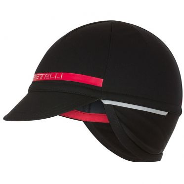 Castelli Difesa 2 cap helmmuts zwart/rood 