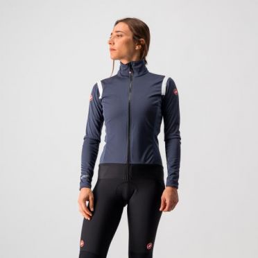 Castelli Alpha RoS 2 light fietsjack donkerblauw dames 