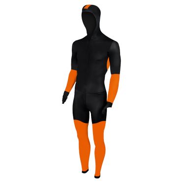 Craft Speed schaatspak CB zwart/oranje unisex 