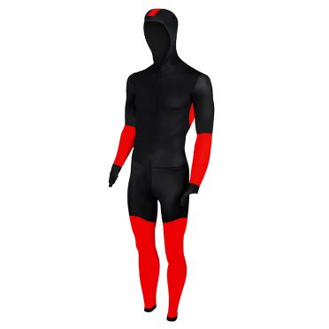 Craft Speed schaatspak CB zwart/rood unisex 