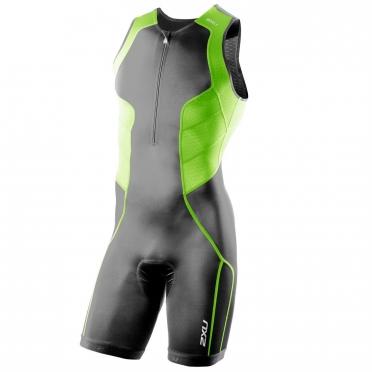 2XU Comp Trisuit Charcoal Green (MT2260d)