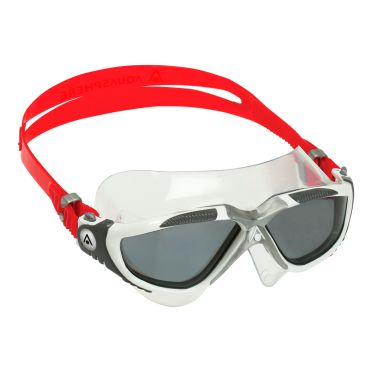 Aqua Sphere Vista donkere lens zwembril wit/rood 