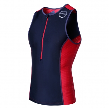 Zone3 Aquaflo plus tri top zwart/rood heren