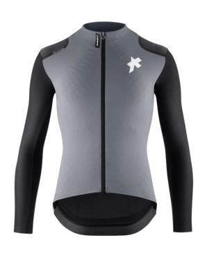Assos Equipe RS spring fall S11 fietsshirt lange mouw zwart grijs heren 