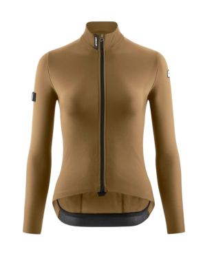 Assos UMA GT spring/fall fietsshirt lange mouw C2 bronze ash dames 
