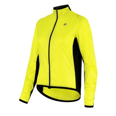 Assos UMA GT C2 wind fietsjack geel dames 