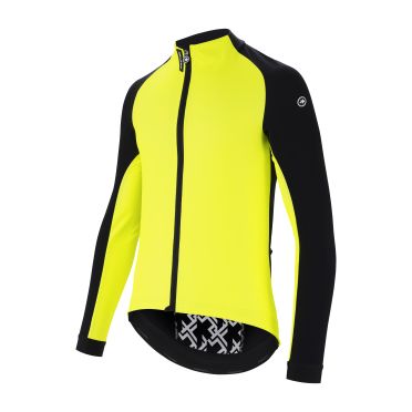 Assos Mille GT winter EVO fietsjack geel heren 