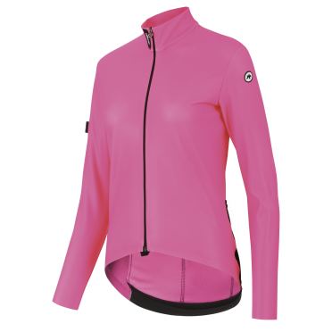 Assos Mille GT spring/fall fietsshirt C2 lange mouw fluo pink dames 