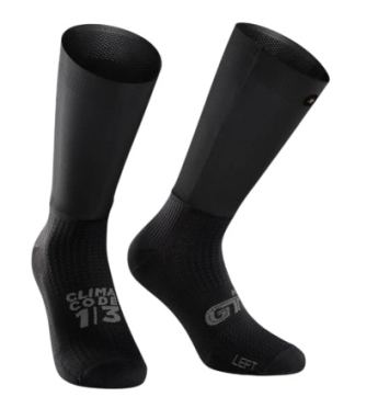 Assos GTO winter fietssokken zwart unisex 