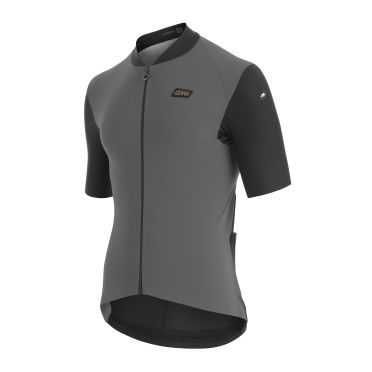 Assos Mille GTO C2 fietsshirt korte mouw grijs/zwart heren 