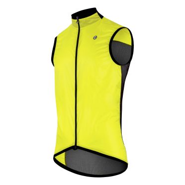 Assos Mille GT C2 wind fietsvest geel heren 