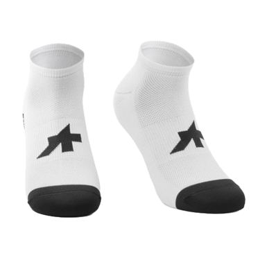 Assos Endurance Low Socks S11 unisex wit 