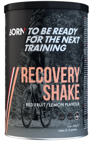 Born Recovery Supple rood fruit/citroen shake 451 gram (3.0 liter) 