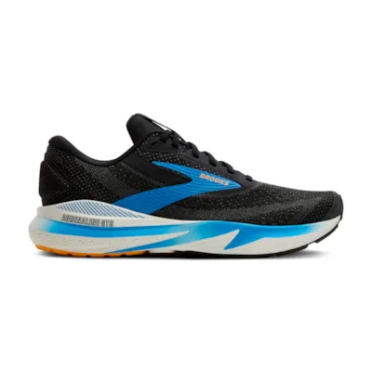 Brooks Adrenaline GTS 24 hardloopschoenen Black/Ebony/Cloissonne heren 