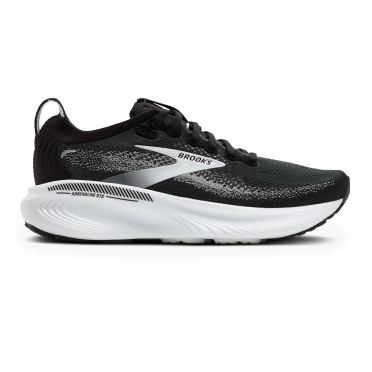 Brooks Adrenaline GTS 25 hardloopschoenen Black/Grey/White dames 