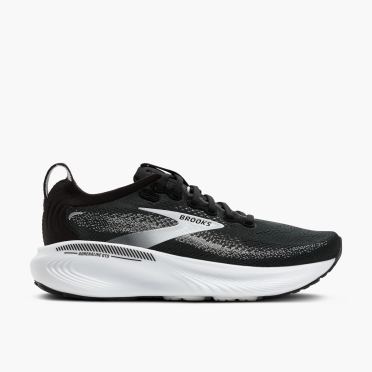 Brooks Adrenaline GTS 25 hardloopschoenen Black/Grey/White heren 