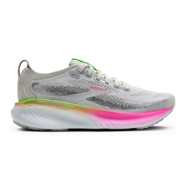 Brooks Adrenaline GTS 25 hardloopschoenen Oyster/Pink/Green dames 