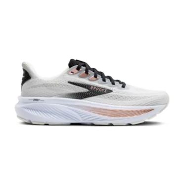 Brooks Ghost 17 hardloopschoenen White/Black/Rose Gold dames 