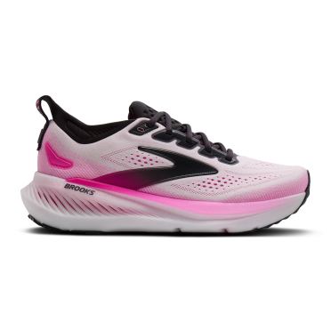 Brooks Glycerin 23 hardloopschoenen White/Phantom/Cyber Pink dames 