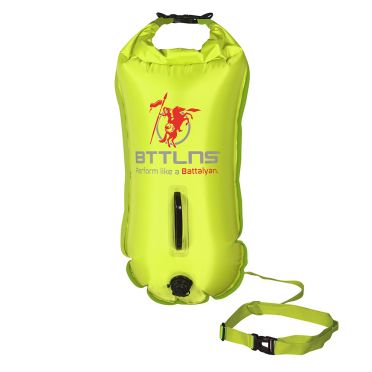 BTTLNS Saferswimmer zwemboei 28 liter Poseidon 1.0 neon groen 