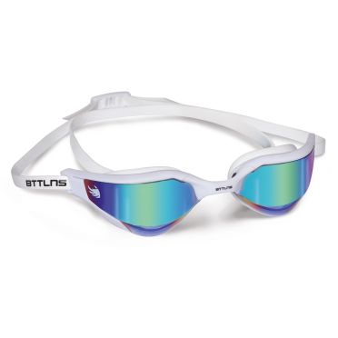 BTTLNS Sunfyre 1.0 spiegellenzen zwembril wit/regenboog 