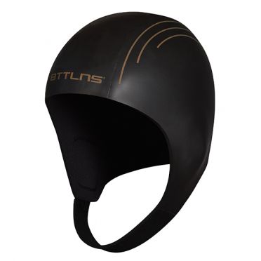 BTTLNS Neopreen Swim cap Khione 1.0 zwart/goud 