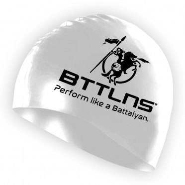 BTTLNS Siliconen badmuts wit Absorber 2.0 