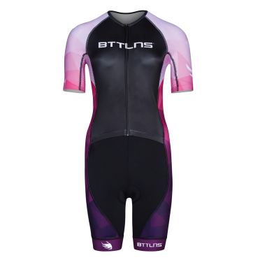 BTTLNS Typhon 2.0 SE trisuit korte mouw paars dames