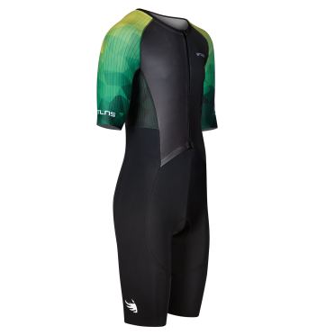 BTTLNS Nemean 1.0 pro aero trisuit korte mouw groen heren 