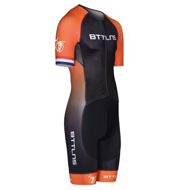 BTTLNS Typhon 2.0 trisuit korte mouwen 2022 zwart/oranje heren 