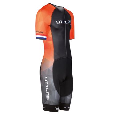 BTTLNS Typhon 2.0 SE trisuit korte mouw oranje heren 