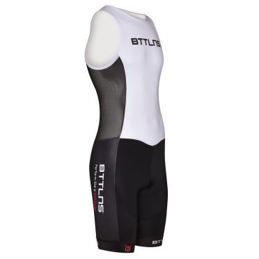 BTTLNS Nemesis 1.0 ITU trisuit mouwloos 2022 heren zwart/wit 