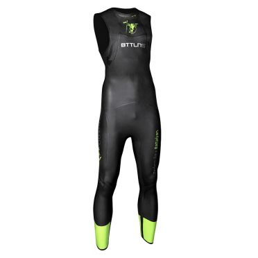 BTTLNS Triton 1.0 mouwloos wetsuit heren gebruikt maat ML 