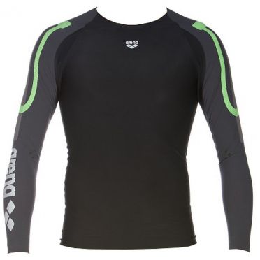 Arena Carbon Compression long sleeve zwemshirt heren 
