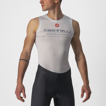 Castelli Active Cooling ondershirt mouwloos zilvergrijs heren 