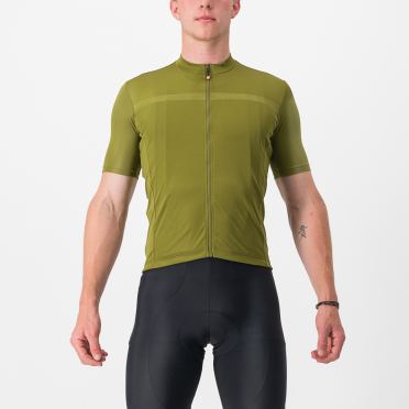 Castelli classifica fietsshirt korte mouw lichtgroen heren 