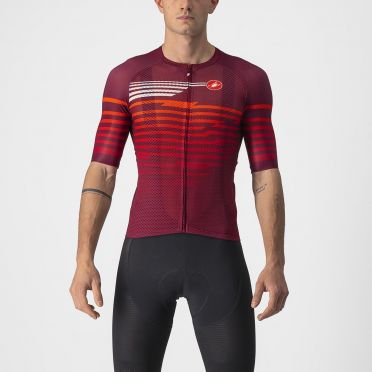 Castelli Climber's 3.0 SL korte mouw fietsshirt rood heren 