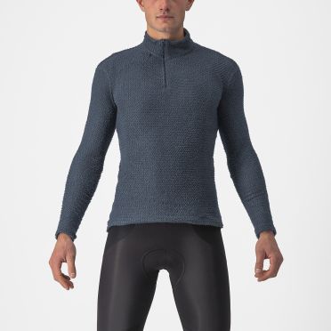 Castelli Cold Days 2nd layer ondershirt lange mouw blauw heren 